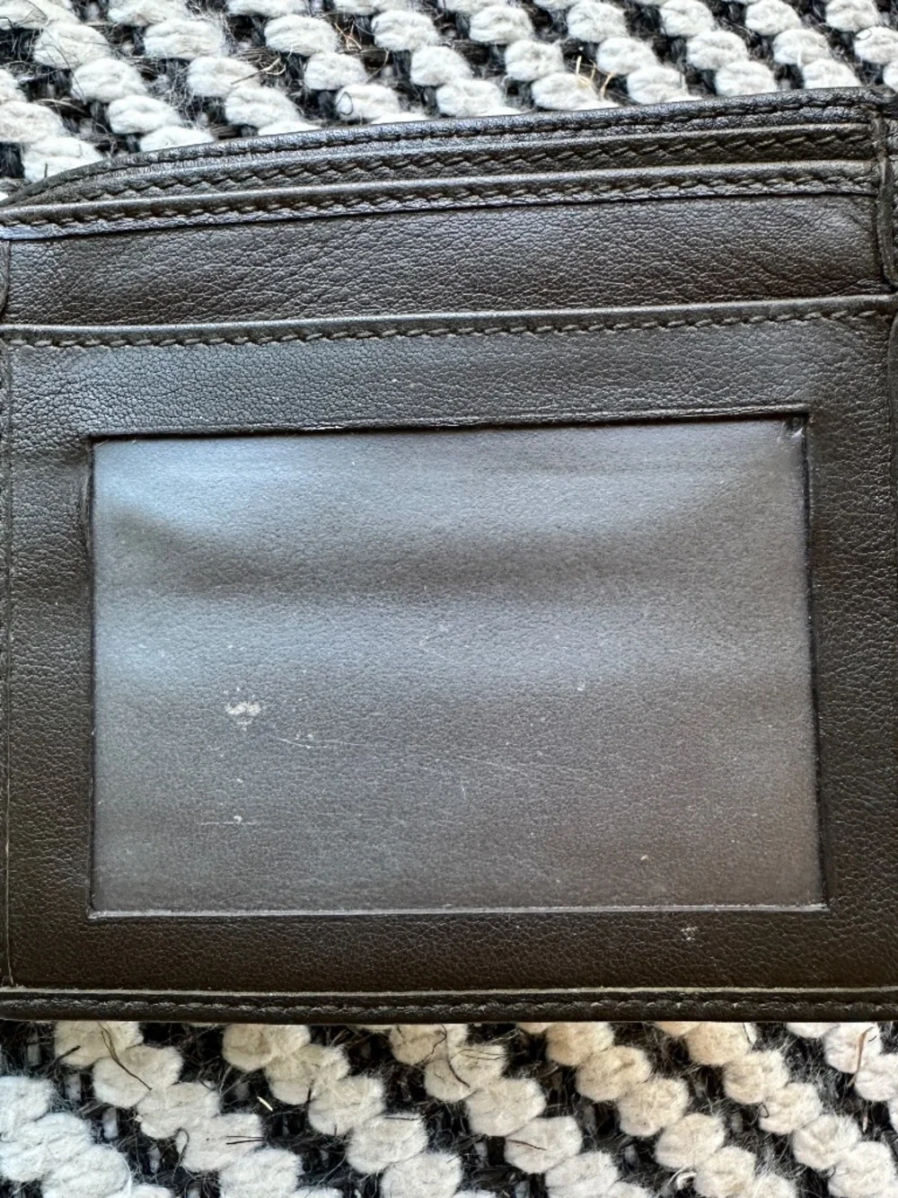 Gucci GG Logo Pattern Bifold Wallet Mens Brown